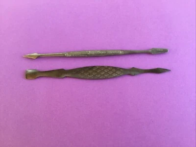 Vintage Mid Century Kayser and Unmarked Cuticle Pusher and file Manicure Tools - Image 1 of 4