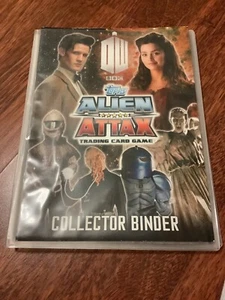 DR WHO ALIEN ATTAX COLLECTOR BINDER AND CARDS 2012 TOPPS - Picture 1 of 7