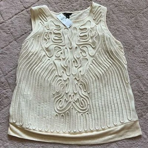 NWT Ann Taylor Cotton Blend Embroidered Blouse Women’s Size S - Picture 1 of 8