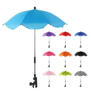 UV Protection Stroller Sun Shade Umbrella with Adjustable Clamp - Picture 1 of 19