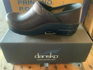Women shoe Dansko Professional Hickory CABRIO Brown Comfort Clog Loafers Fall - Picture 1 of 4