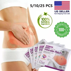 5/10/25Pcs Wonder Slimming Patch Belly Abdomen Weight Loss Women Burning Fat Pad - Picture 1 of 10