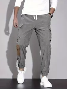 Men’s Cargo Slim-Fit Pants Size L - Picture 1 of 3