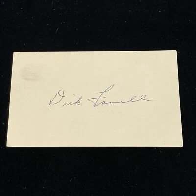 Dick Farrell Signed GPC JSA COA Philadelphia Phillies Baseball Turk Astros - Image 1 of 2