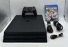 Sony PlayStation 4 PS4 Pro 1TB Model: CUH-7015B (w/ Controller And Game)