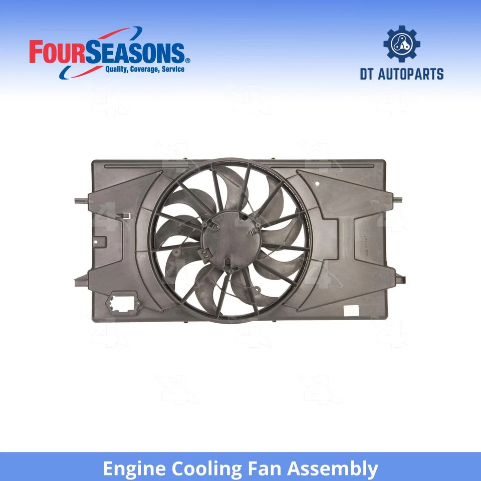 Conjunto de ventilador de refrigeración del motor L4 de 2,2 L para Chevrolet Cobalt 2005-2010 4 estaciones Foto 1 de 4