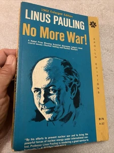 No More War 1962 Enlarged Edition by Pauling, Linus (paperback) - Picture 1 of 2
