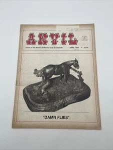 Anvil Voice Of The American Farrier & Blacksmith April 1987 - Damn Flies - Picture 1 of 5