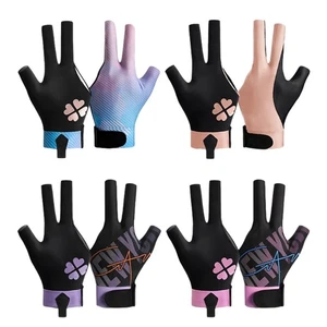 1Pc Antiskid Billiard Glove 3 Finger Show Glove Billiard Accessorys - Picture 1 of 12