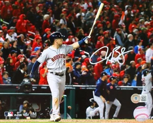 Alex Bregman Signed Houston Astros 8x10 HR Photo-Beckett W Hologram *White - Picture 1 of 2