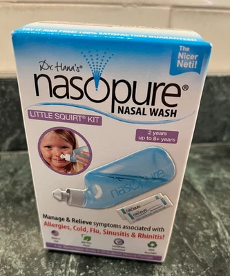 Kit de chorro de lavado nasal Nasopure 4 OZ botella de lavado nasal y 20 paquetes Foto 1 de 4