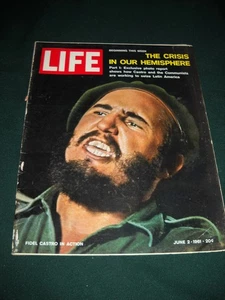 Life Magazine June 2, 1961 Fidel Castro in Action The Crisis in Our Hemisphere - Picture 1 of 1
