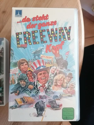 VHS RARITÄT: DA STEHT DER GANZE FREEWAY KOPF (1981) NUR AUF VHS !!! - Bild 1 von 2