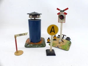Märklin Bing Streckensignal Andreaskreuz mit Signal Läutewerk Spur 0/1 - Photo 1/18
