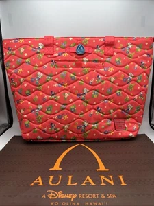 New Disney Parks Aulani Resort Mickey Minnie Mouse Pluto Lug Skyliner Tote Bag - Picture 1 of 23