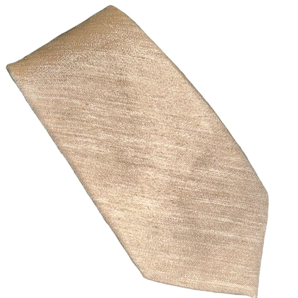 Ben Sherman Linen and Silk Taupe Tie - Image 1 of 4