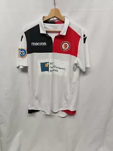 Maglia Calcio Foggia Away 2019/20 Salines Match Worn Shirt Trikot Maillot - Foto 1 di 3