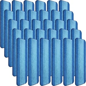 Efficient 30-Piece Bona Mop Replacement Pads - Versatile Microfiber Cleaning - Picture 1 of 9