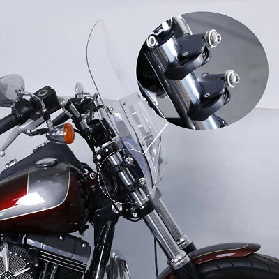 Braçadeiras para pára-brisa 41mm adequadas para Harley Softail FXST FXSTB 1988-2013 - Imagem 1 de 4