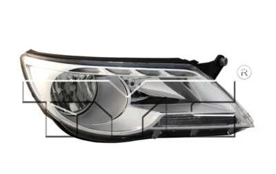 Farol de halogênio do lado direito do passageiro TYC para Volkswagen Tiguan modelo 2009-2011 - Imagem 1 de 3