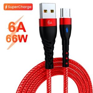 USB Type C Cable LED Indicator Fast Charging Cable For Xiaomi Redmi Huawei OPPO