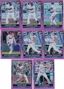 2016 Donruss Optic Holo Pink Prizm Refractor Alcides Escobar #84 Royals - Bild 1 von 1