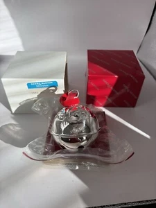 Vintage 1986 Reed Barton Silverplate Holly Bell w Box 2 3/4" Rare! - Bild 1 von 5