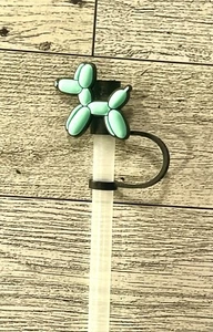 Dog Balloon Straw Toppers - Picture 1 of 1