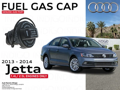 2013-2014 JETTA SEDAN 1.4L/ 2.0L Genuine AUDI Factory OEM Gas Cap 1.4-1K0201550F - Image 1 of 4