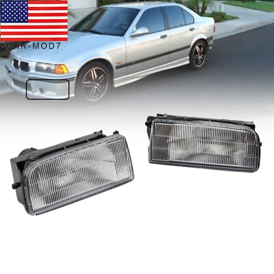 For BMW E36 92-98 M3 318 325 Bumper Driving Fog Lights - Image 1 of 4