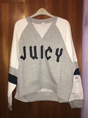 Juicy Couture Stripe Sweatshirt Ladies  SIZE L BNWT RRP £90 • 52.45€