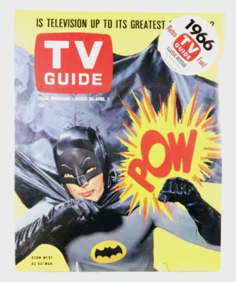 SEALED TV Guide Batman Classic Reissue March 26 - April 1, 1966 New - Image 1 of 4