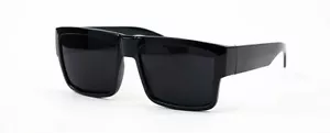 LOC OG Large Super Dark Style Square Sunglass Gangster Style UV400 wth Hard Case - Picture 1 of 4