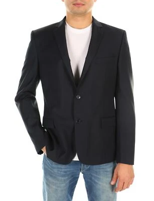 Versace Collection Men's 191557 Navy Jacket Blazer 52R $2500 - Image 1 of 4