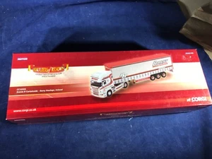 K-28 CORGI 1:50 SCALE DIE CAST TRUCK - CC13725 SCANIA R CURTAINSIDE - BARRY HAUL - Picture 1 of 8