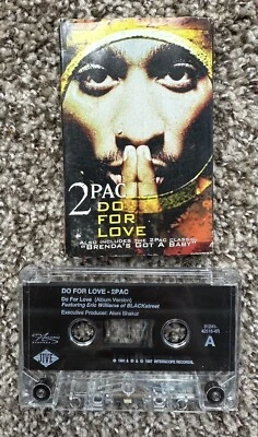 2 Pac Do For Love 1997 Interscope Records Cassette Tape With Slipcover - Image 1 of 4
