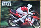 Performance Bikes Poster 1990'S. Honda Nsr250sp Harley Hill-Climber