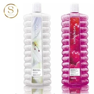 10x Avon White Lilly and Raspberry Delight (5 of Each) Bubble Bath Mix - 1 Litre - Picture 1 of 5