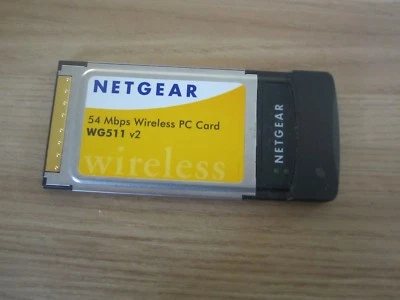 Netgear WG511V2 54Mbps 802.11g Wireless PC Card - Image 1 of 2