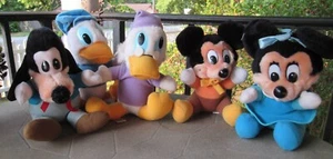 Walt Disney Productions Mickeys Christmas Carol Lot of 5 Plush Characters Vtg - Picture 1 of 9