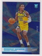 Bennedict Mathurin 2022-23 Panini Player of the Day Blue Foil RC (44/50)  Pacers