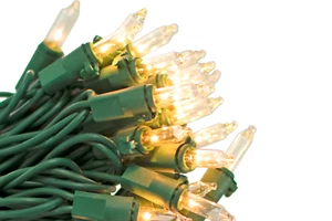 Mini Christmas Lights Set Steady Mini Light String Lighting Holiday 100 Bulb - Picture 1 of 18