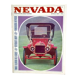 Vintage Spring 1967 Nevada Highways & Parks Magazine Those Classic Old Cars - Picture 1 of 5