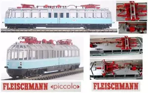 FLEISCHMANN 7410 Vintage Locomotive Régionale Train' Verre ET491 Boîte Échelle-n - Picture 1 of 12
