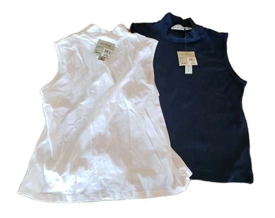 Camiseta sin mangas blanca ciervo juvenil talla XL nueva nueva con etiquetas lote de 2 Foto 1 de 4