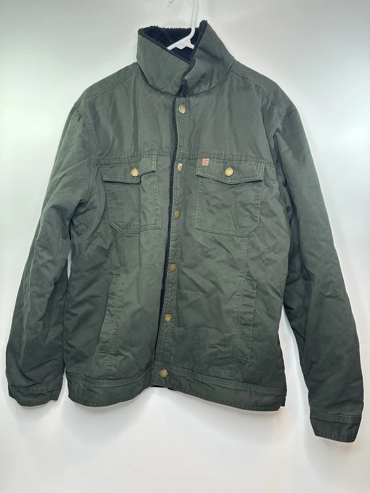 Usado en Excelente Condición Coleman Sherpa Chaqueta Forrada Lona Ropa de Trabajo Exterior Hombres Talla Grande Foto 1 de 4