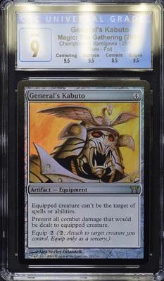 GENERAL'S KABUTO Champions of Kamigawa Foil Rare CGC 9 MTG [Nostalgium] - Image 1 of 2