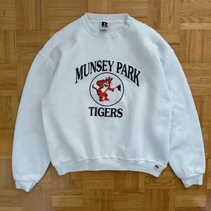 Vintage 90s Russell Munsey Park Tigers Made in USA sweatshirt - Picture 1 of 5