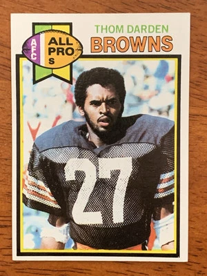 1979 Topps Football Card #204 All Pro - Thom Darden, Cleveland Browns- Near Mint - Image 1 of 2