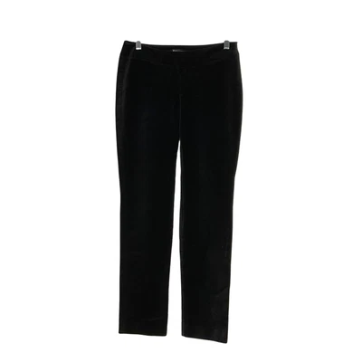 Calças skinny de veludo preto WHBM - Imagem 1 de 4
